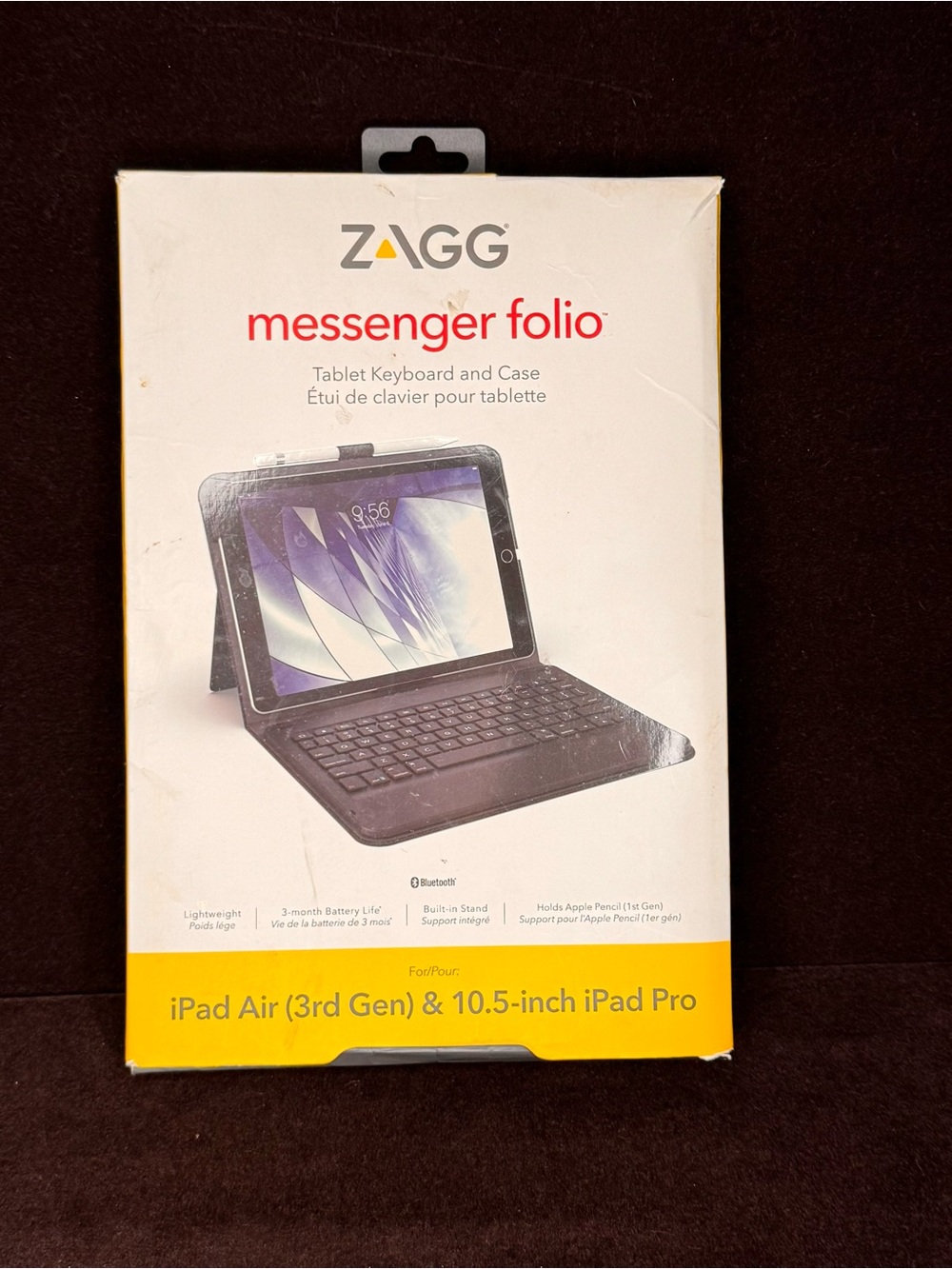 ZAGG Messenger Folio tablet keyboard case for 10.5-inch iPads